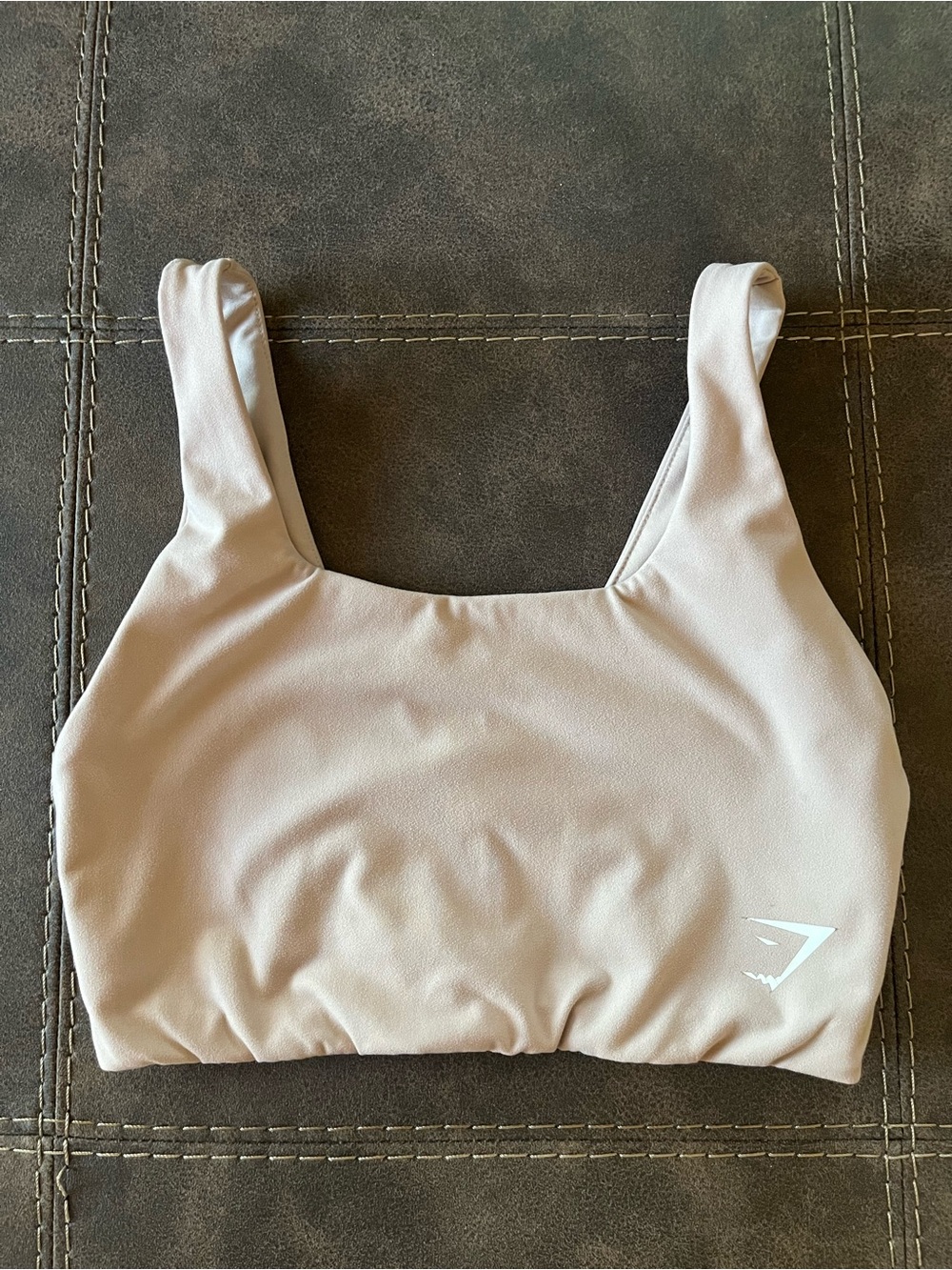 Gymshark Light Beige Sports Bra - Neutral Tone